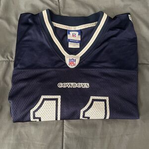REEBOK NFL ON FIELD JERSEY #11 Drew Bledsoe Dallas Cowboys Size L White/Blue